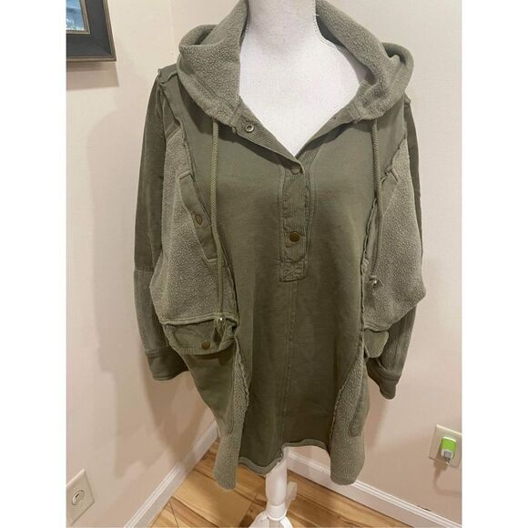 Free People Sadie Surplus Knit Jacket Size M - Picture 2 of 9